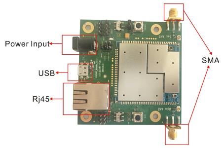 무선 NLOS 광대역 비디오 데이터 전송 PCB 모듈 API/AT 및 네트워크 관리 소프트웨어 0