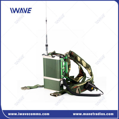 특수한 네트워크 군용 맨팩 라디오 반복기 136MHz-174MHz VHF 맨팩 라디오