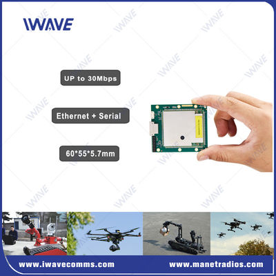 MIMO OEM IP MESH 모듈 600Mhz / 1.4Ghz UGV 무리를 위한 주파수