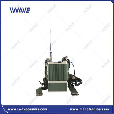 20km VHF 기지국 휴대용 MANET 라디오  Adhoc Max 6 호프